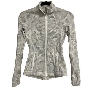 lululemon athletica Gray Patterned Jacket
